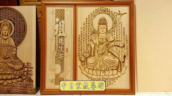 A14708.系統櫃式神桌神櫥背景製作 木雕觀音佛像神明聯佛聯.jpg