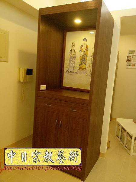 N30901.現代居家佛堂佛櫥 2尺9佛櫥西方三聖佛聯佛掛.jpg