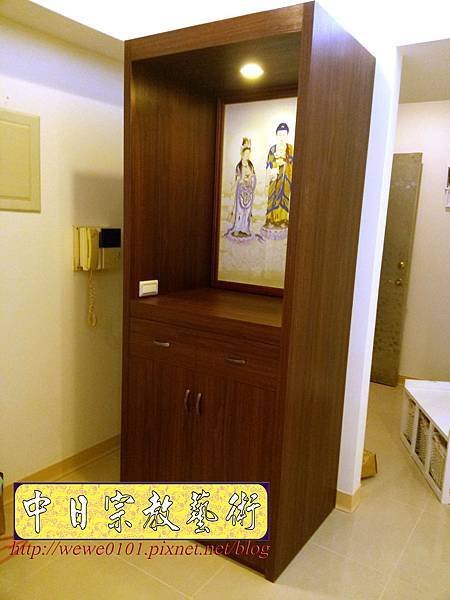 N30902.現代居家佛堂佛櫥 2尺9佛櫥西方三聖佛聯佛掛.jpg