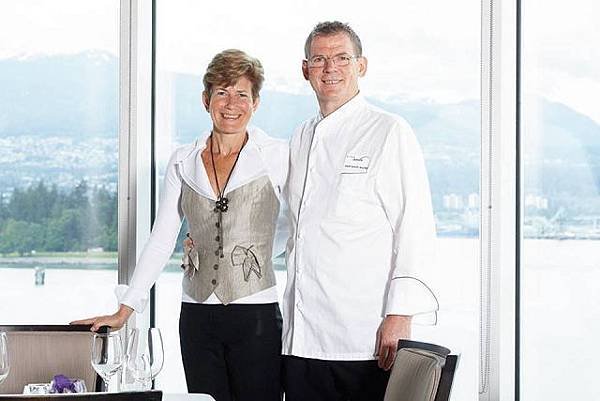 Chef Ernst Dorfler and wife