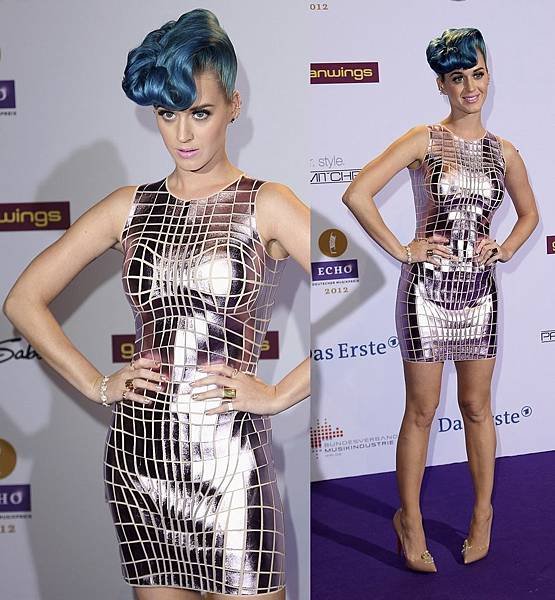 katy perry in paco rabanne - echo music awards