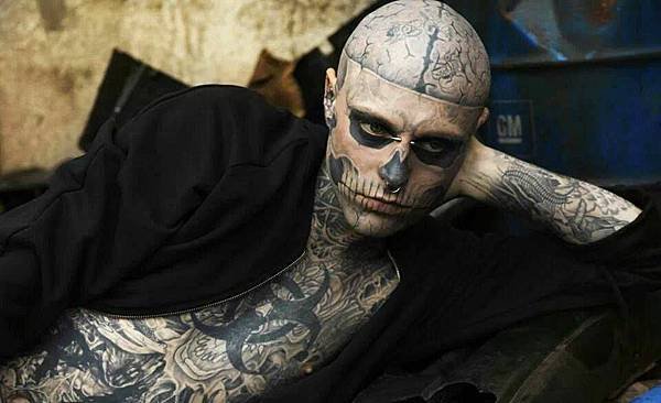 刺青男模_Rick Genest_殭屍男孩_Zombie Boy