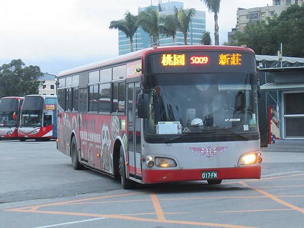 桃園市公車 5009 桃園-捷運泰山貴和站