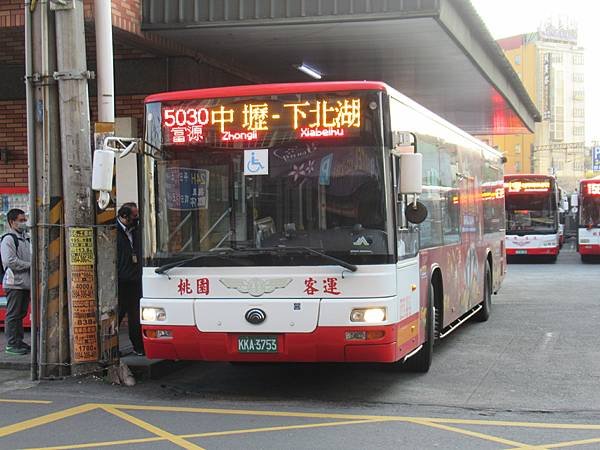 桃園市公車 5030 中壢-新屋-下北湖