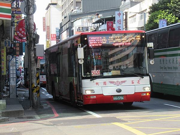 桃園市公車 5020 桃園-下福