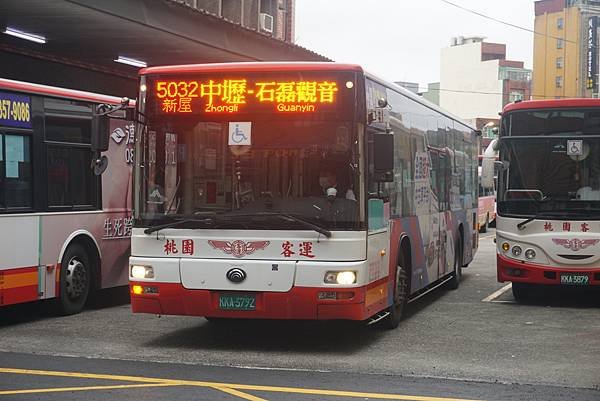 桃園市公車 5032 中壢-新屋-石磊-觀音