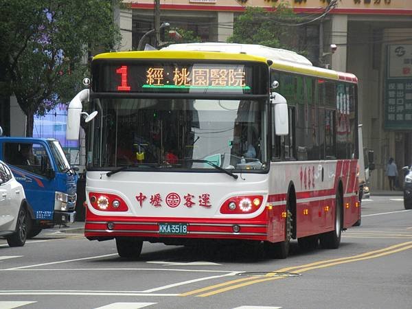 桃園市公車 1 中壢-桃園