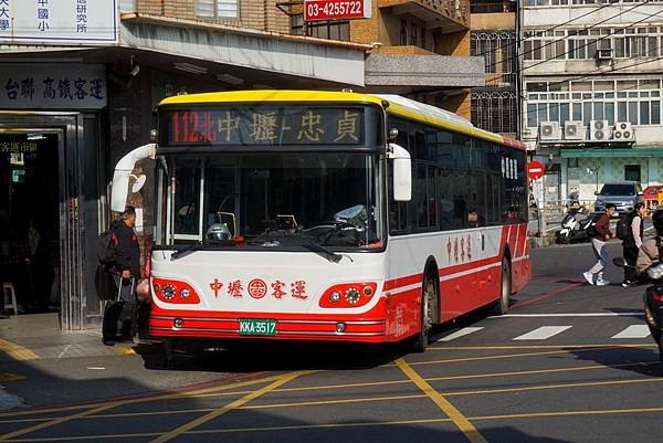 桃園市公車 112北 中壢-忠貞