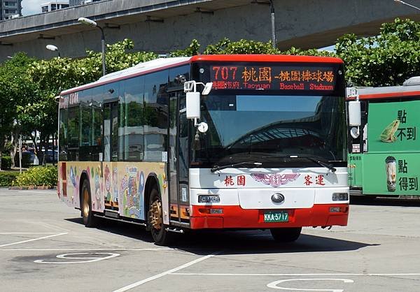 桃園市公車 707 桃園市政府-桃園棒球場