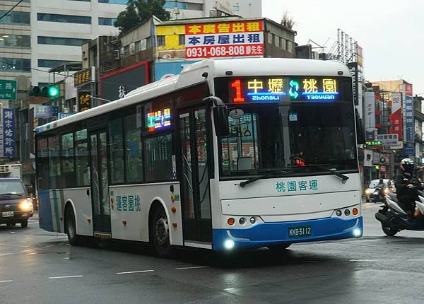 桃園市公車 1 中壢-桃園