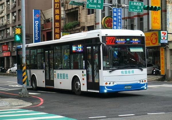 桃園市公車 5022(A) 桃園-南崁-竹圍 (繞駛捷運坑口