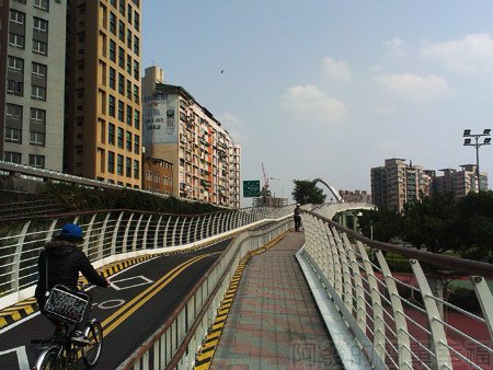 古亭河濱公園22古亭河濱公園跨堤天橋