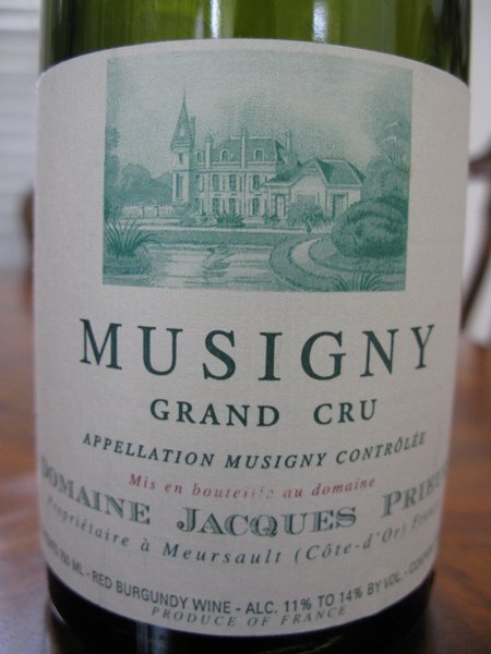 1998 Musigny, Jacques Prieur