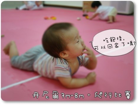 丹的爬行比賽090815