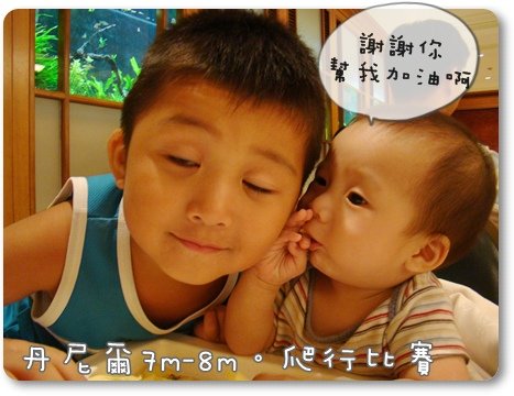 丹的爬行比賽090815