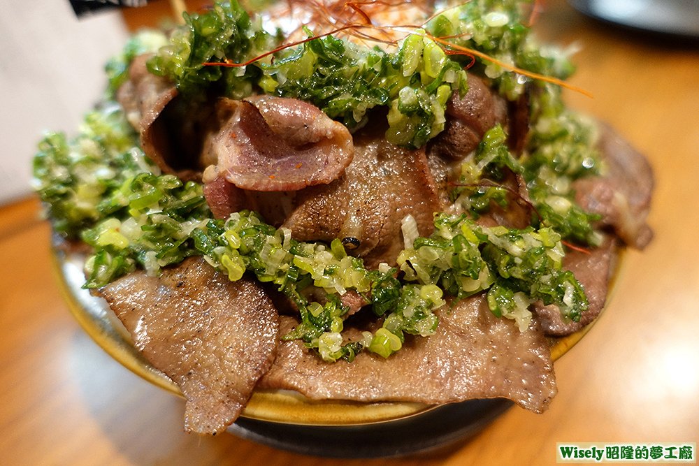 蔥爆牛舌丼丼