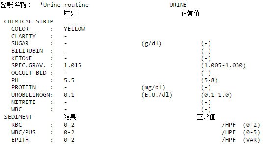 URINE ROUTINE