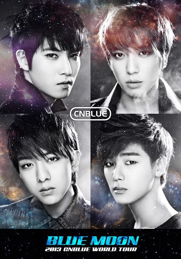 2013 CNBLUE BLUE MOON WORLD TOUR Official poster