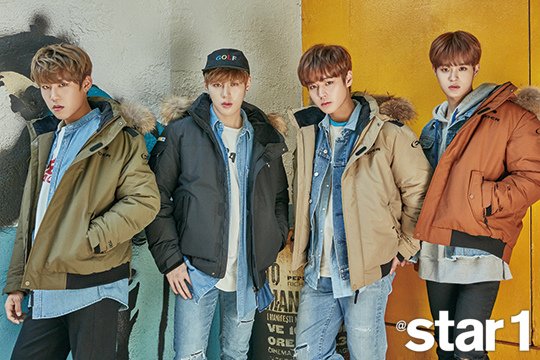 star 1 雜誌 11月 封面 wanna one 