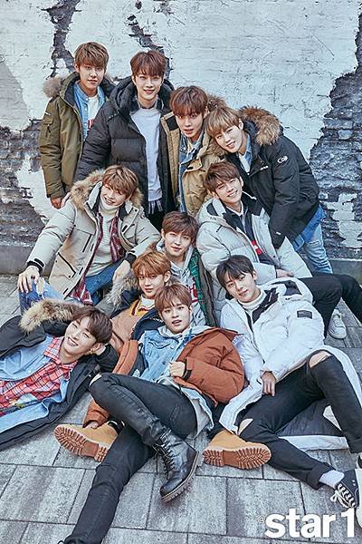 star 1 雜誌 11月 封面 wanna one 