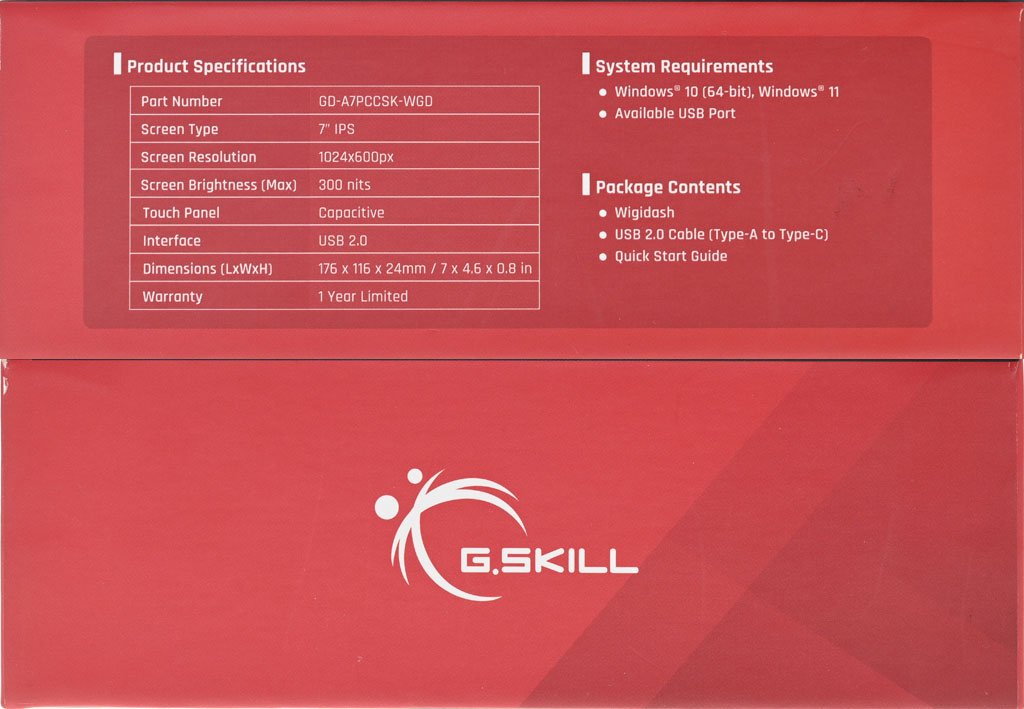 芝奇G.SKILL WigiDash快捷觸控面板開箱