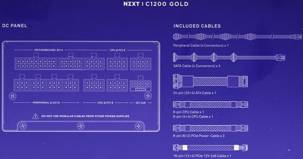 NZXT C1200 GOLD ATX3.1 1200W金牌