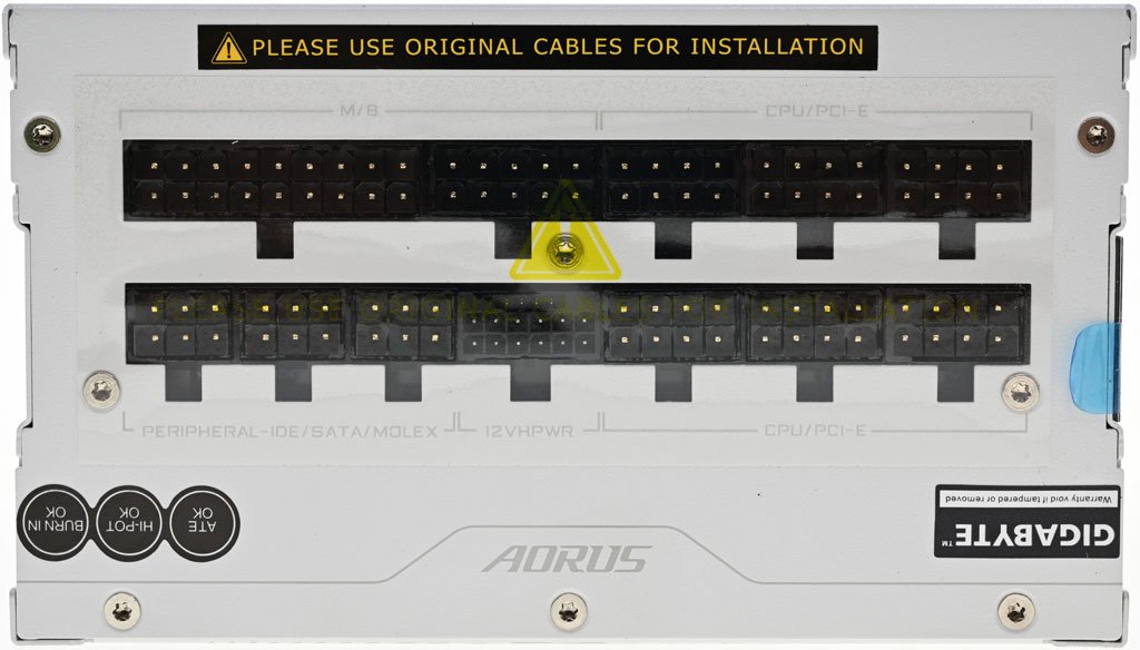 AORUS ELITE 850W PLATINUM ICE白