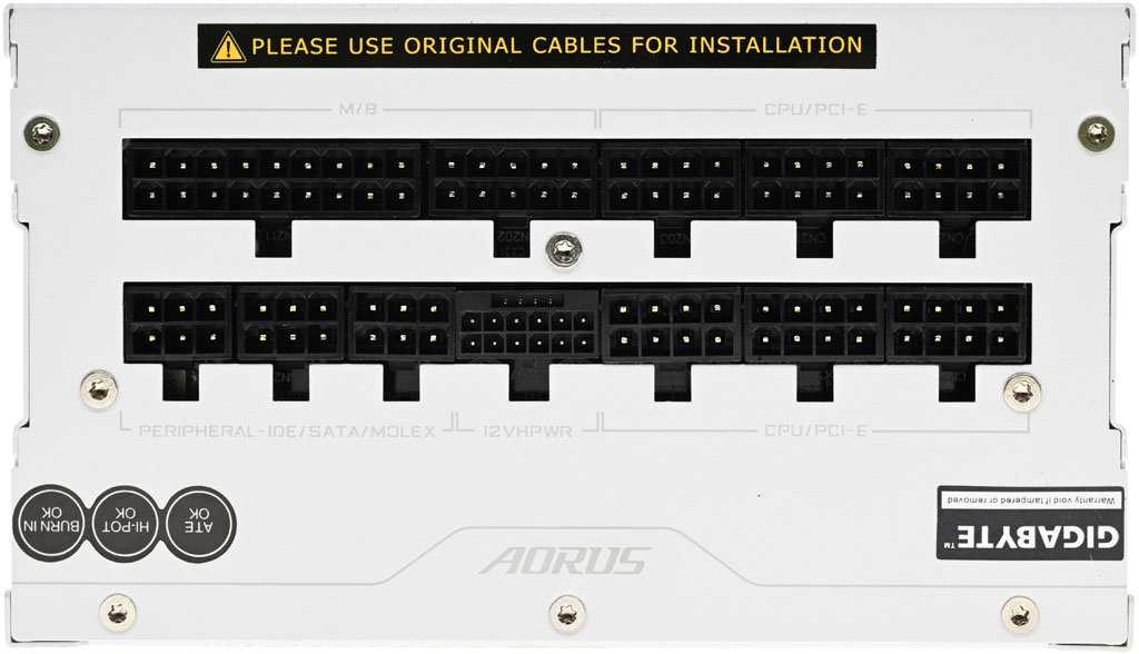 AORUS ELITE 850W PLATINUM ICE白
