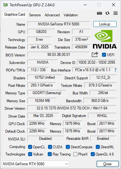 動爪玩NVIDIA GEFORCE RTX 5080 FE-