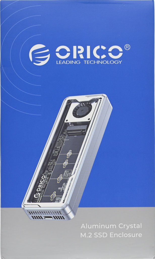 ORICO透明鋁晶40Gpbs M.2 SSD外接盒開箱