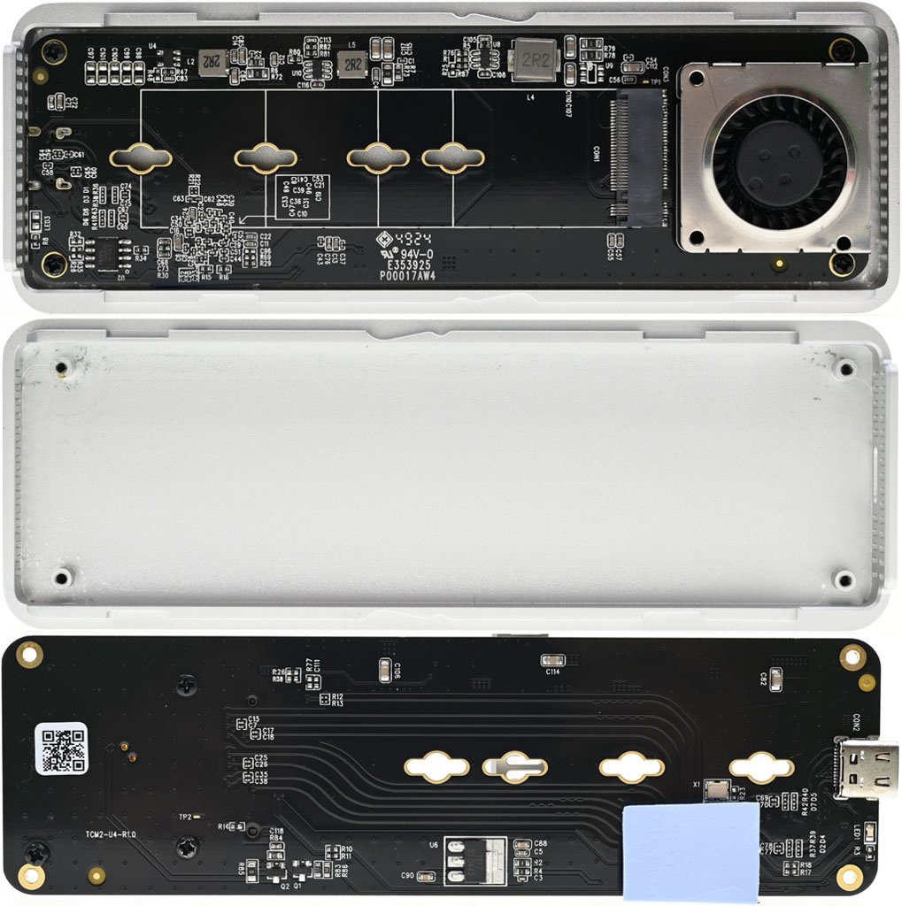 ORICO透明鋁晶40Gpbs M.2 SSD外接盒開箱