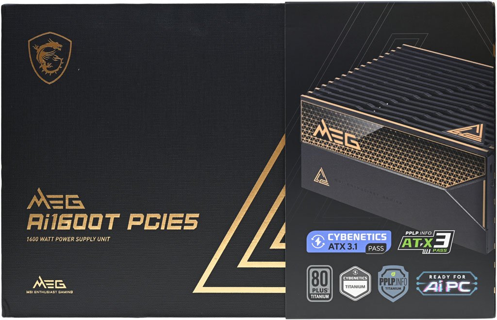 MSI MEG Ai1600T PCIE5 1600W鈦金全