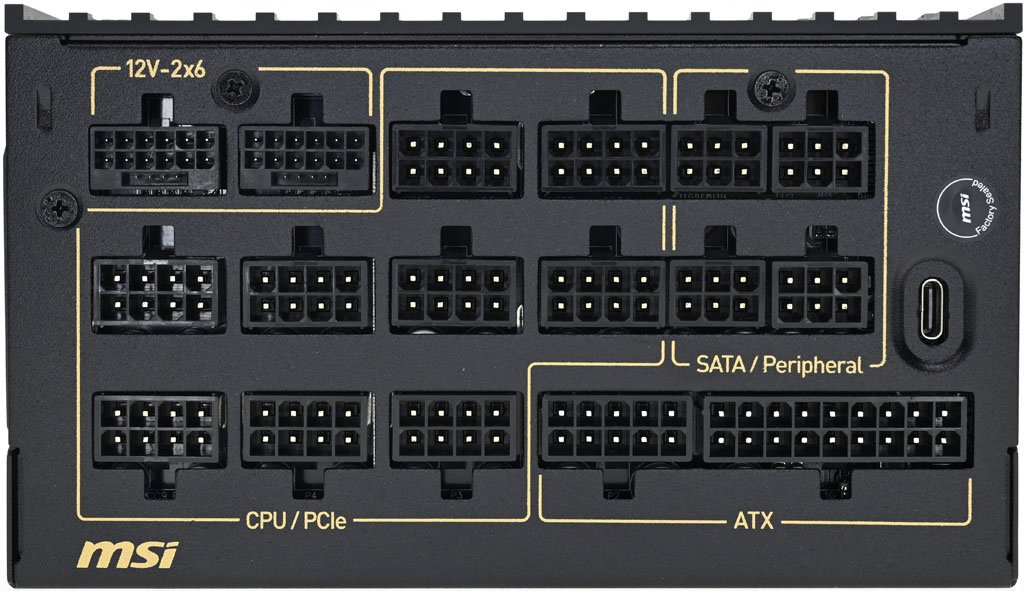MSI MEG Ai1600T PCIE5 1600W鈦金全
