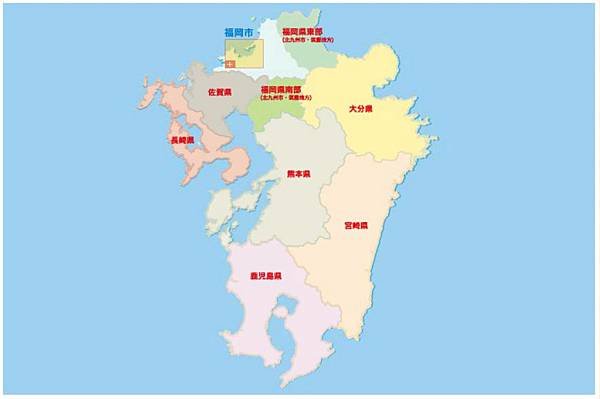 福岡地理位置