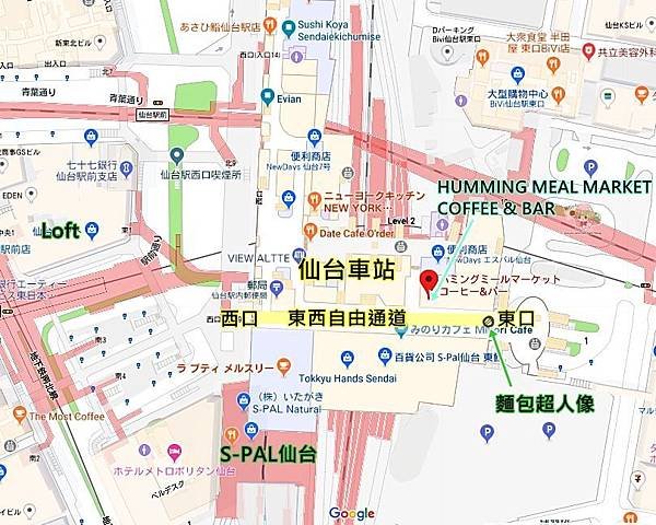 仙台早餐map