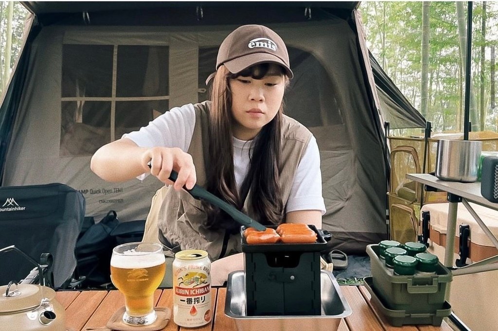 一二山嶺｜在竹林裡露營｜露營料理、露營生活｜南投露營區、露營