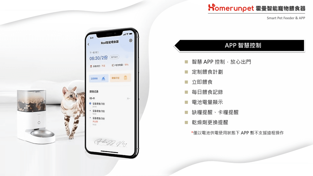 極簡貓奴｜Homerunpet 霍曼智能寵物餵食器