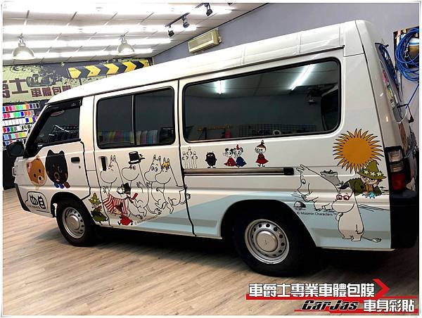 三菱 得利卡 客製化車身彩貼