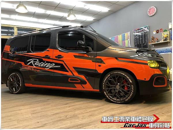 車爵士車體包膜車身彩貼-雪鐵龍 CITROEN BERLINGO 客製化車身彩貼