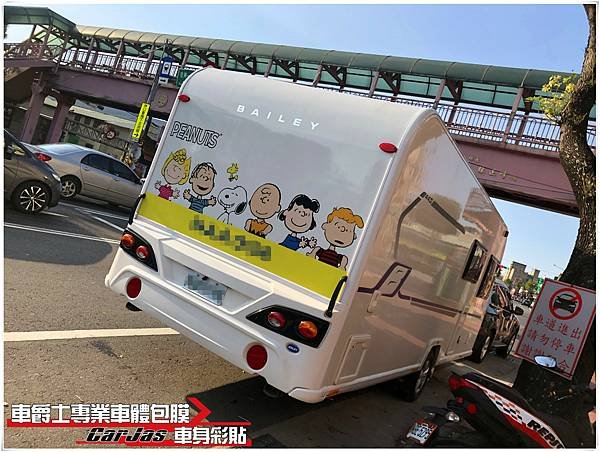 車爵士車體包膜車身彩貼-露營車 車廂 客製化 車身彩貼