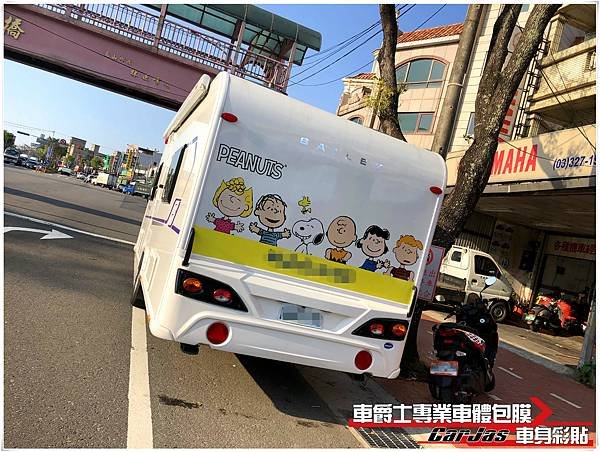 車爵士車體包膜車身彩貼-露營車 車廂 客製化 車身彩貼