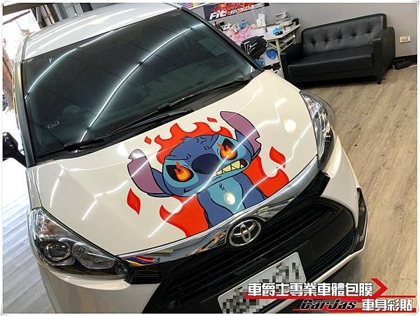 車爵士車體包膜車身彩貼-TOYOTA SIENTA 史迪奇車身彩貼