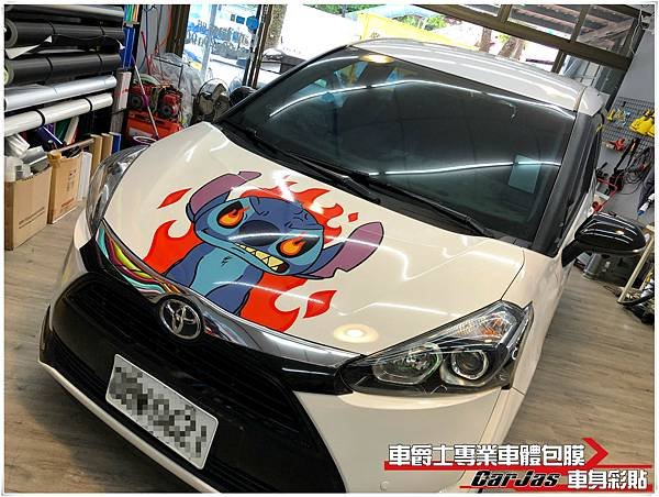 車爵士車體包膜車身彩貼-TOYOTA SIENTA 史迪奇車身彩貼