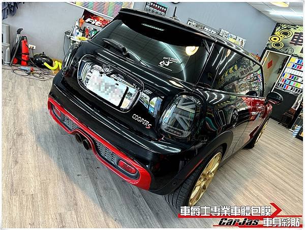 車爵士車體包膜車身彩貼-MINI COOPER F56 客製化車身彩貼車身改色包膜