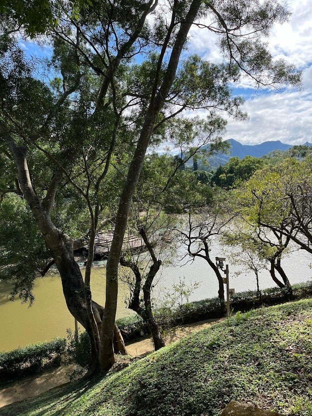 角板山行館咖啡景色