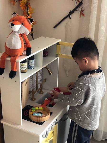 Teamson Kids 波士頓小主廚 木頭廚房玩具 扮家家酒