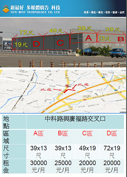 大台中戶外帆布廣告