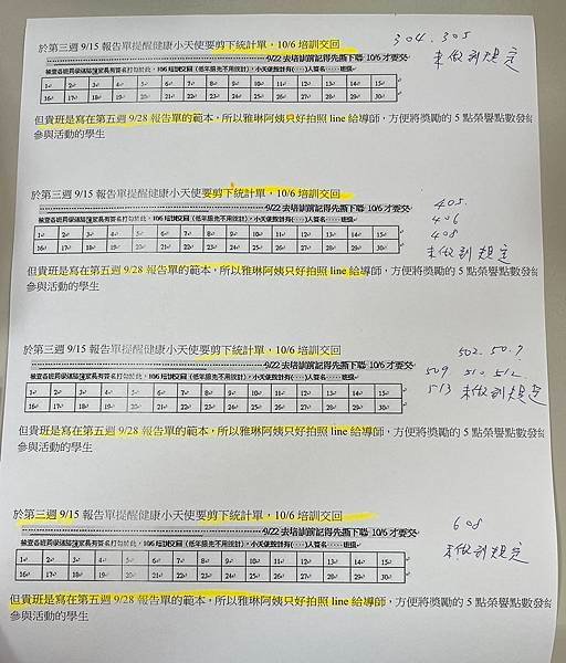 112學年健康小天使傳達業務課程-B組雅琳阿姨