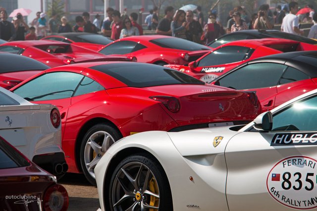 Ferrari 6th Rally Taiwan