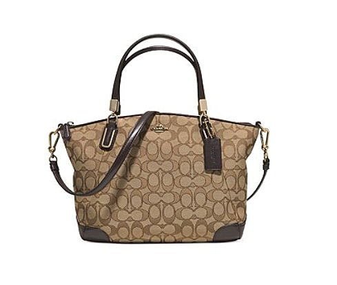 COACH 33737 SMALL SIG KELSEY CROSSBODY JACQUARD 